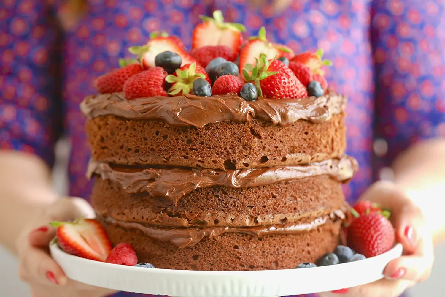 Perfectly moist microwave chocolate cake