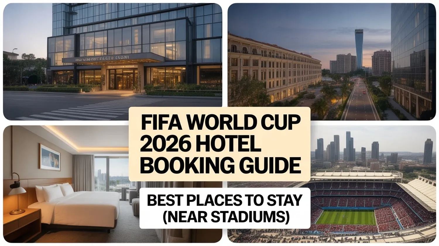 How to book affordable hotels near World Cup 2026 stadiums - budget travel tips