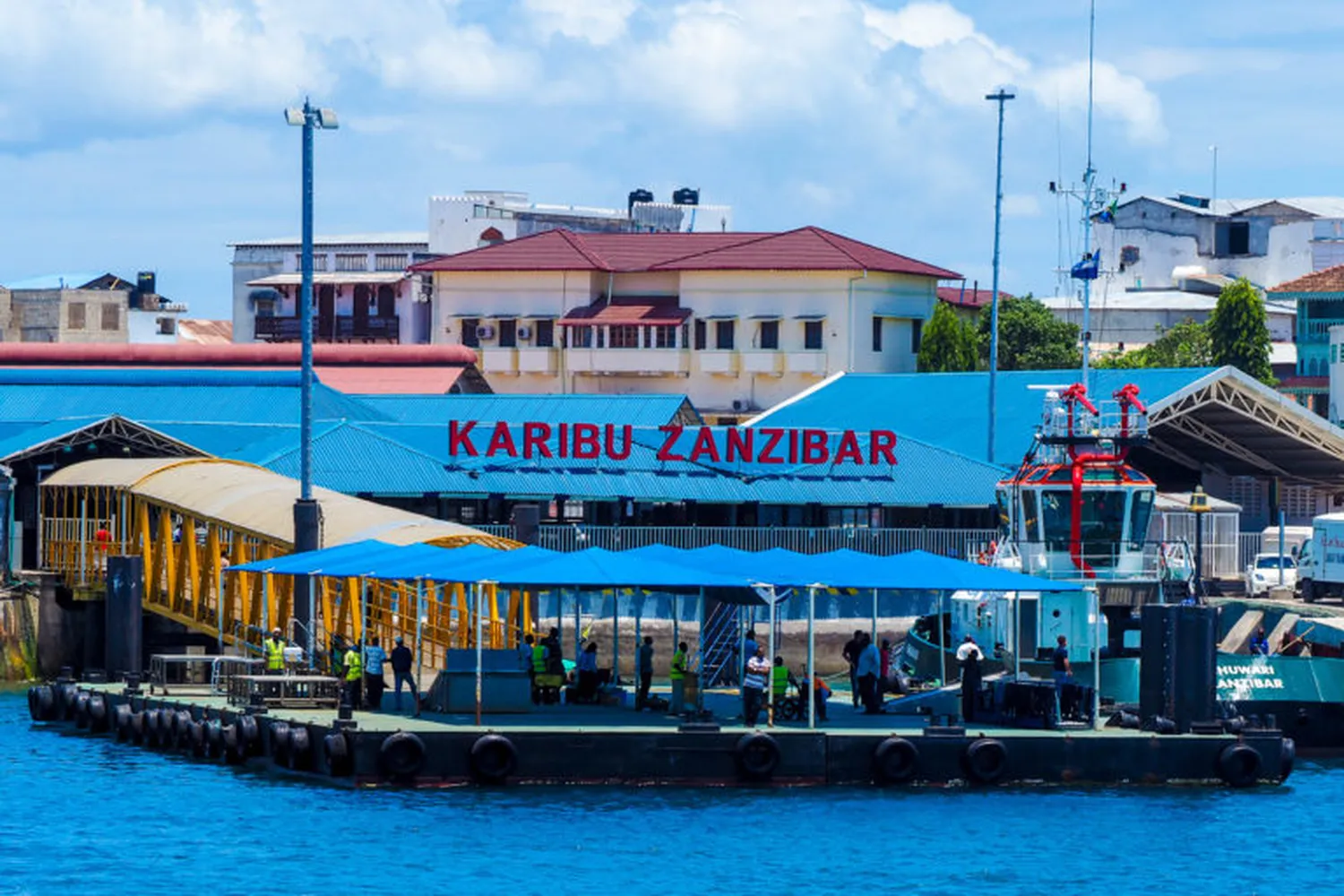 How to book Kilimanjaro fast ferry tickets from Dar to Zanzibar - official Azam Marine boarding process and booking portal view