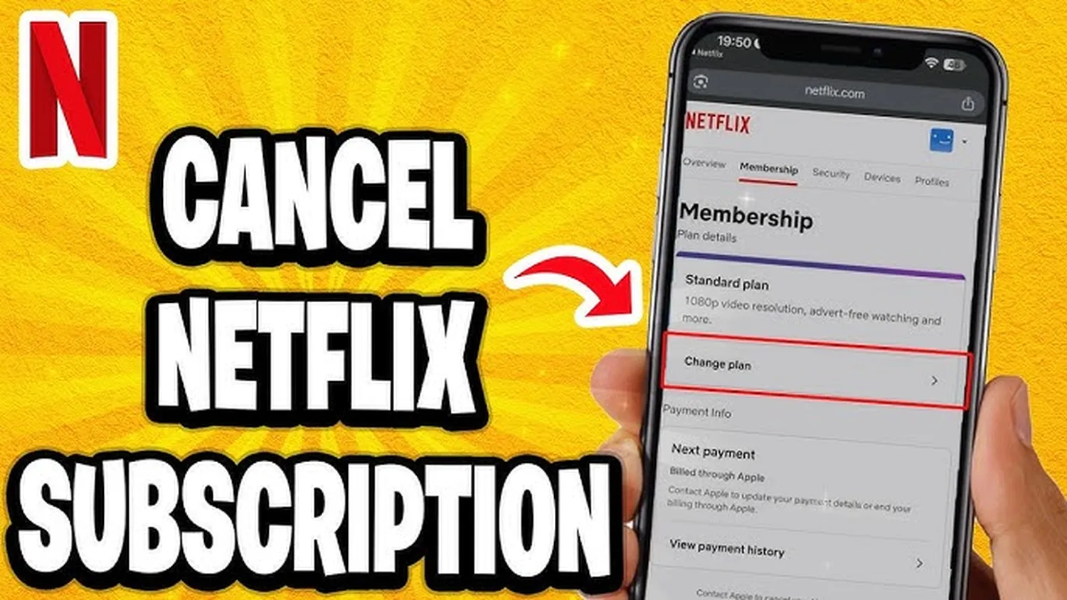 How to cancel netflix subscription on phone - smartphone streaming account termination workflow