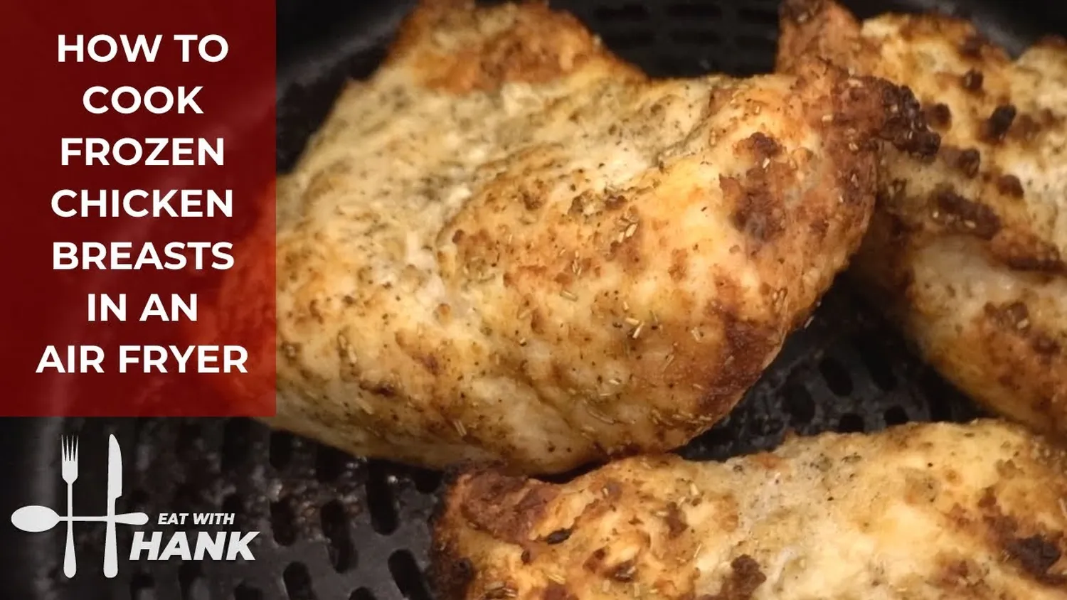 How to cook frozen chicken breast in an air fryer - golden brown results