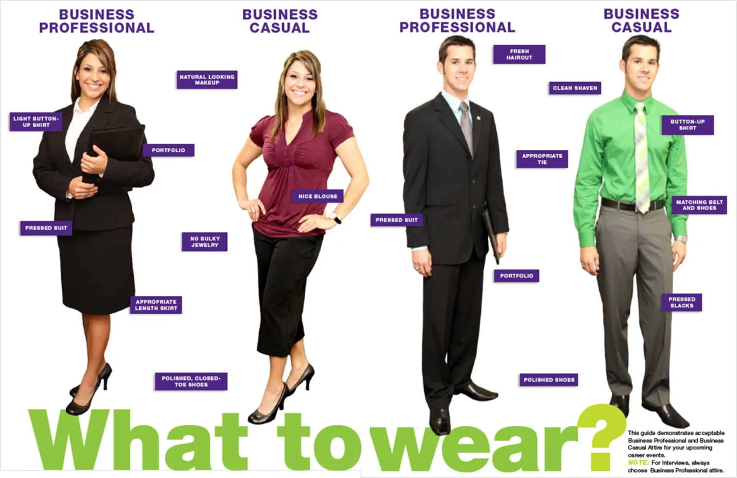 How to dress professionally for a job interview