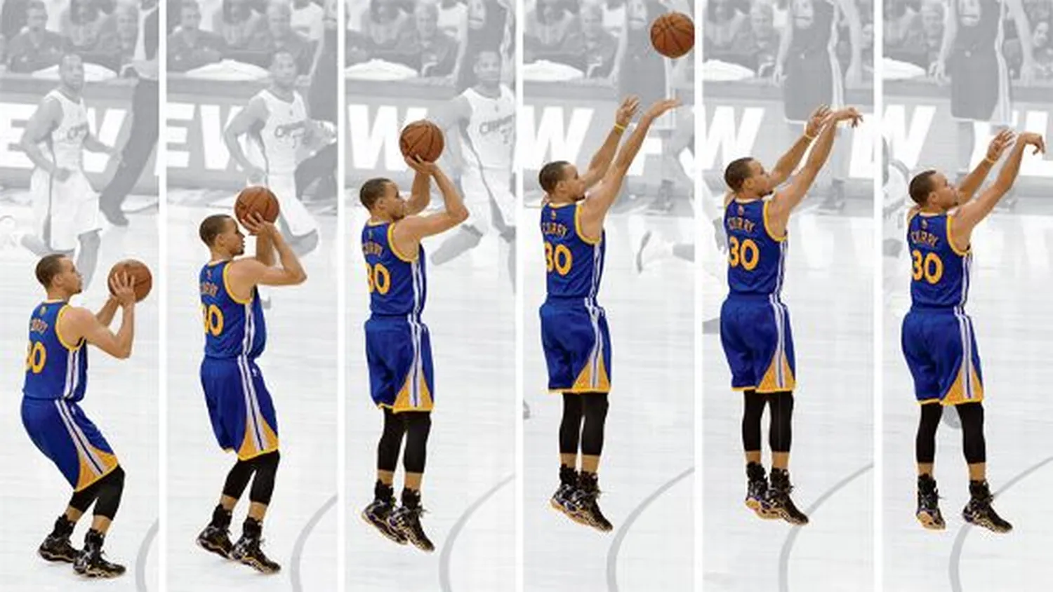How to improve shooting in basketball - Player executing a perfect jump shot with high release