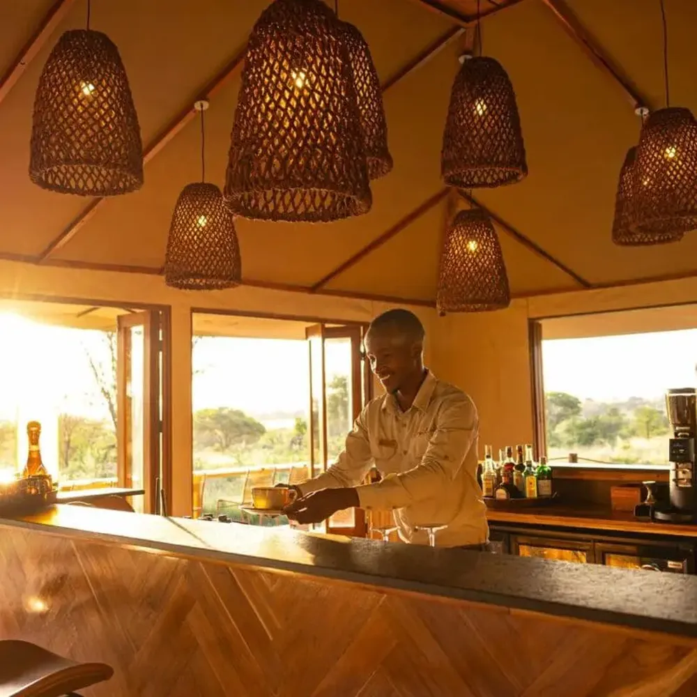 How to integrate spa treatments into a 7 day safari itinerary - luxury outdoor wilderness spa massage