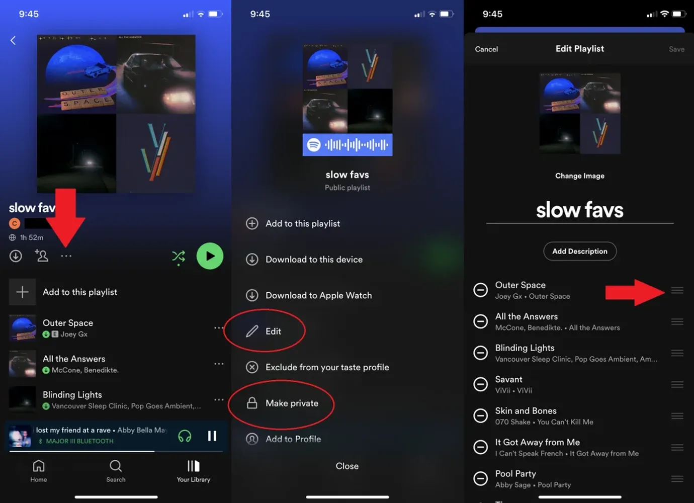 How to make a playlist on spotify for beginners step by step dashboard interface
