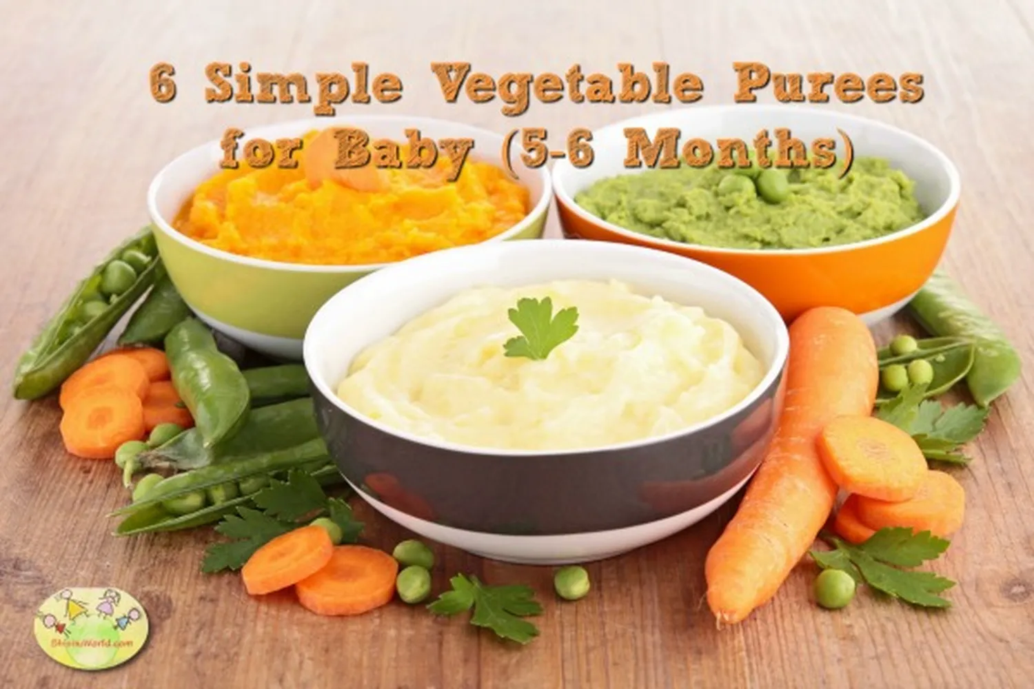 How to make vegetable puree for 6 month old babies - healthy homemade infant food