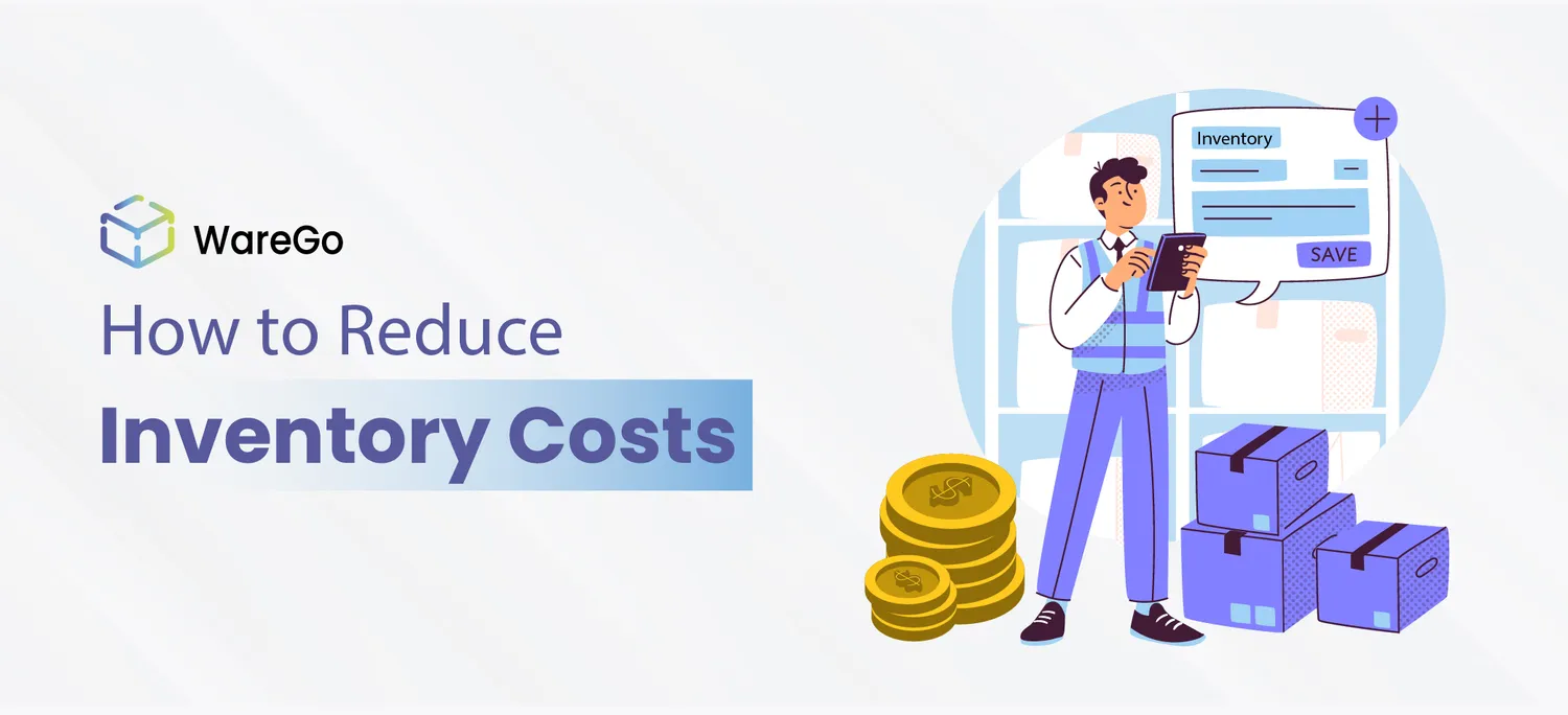 How to reduce operational costs through efficient inventory management layout showing warehouse savings