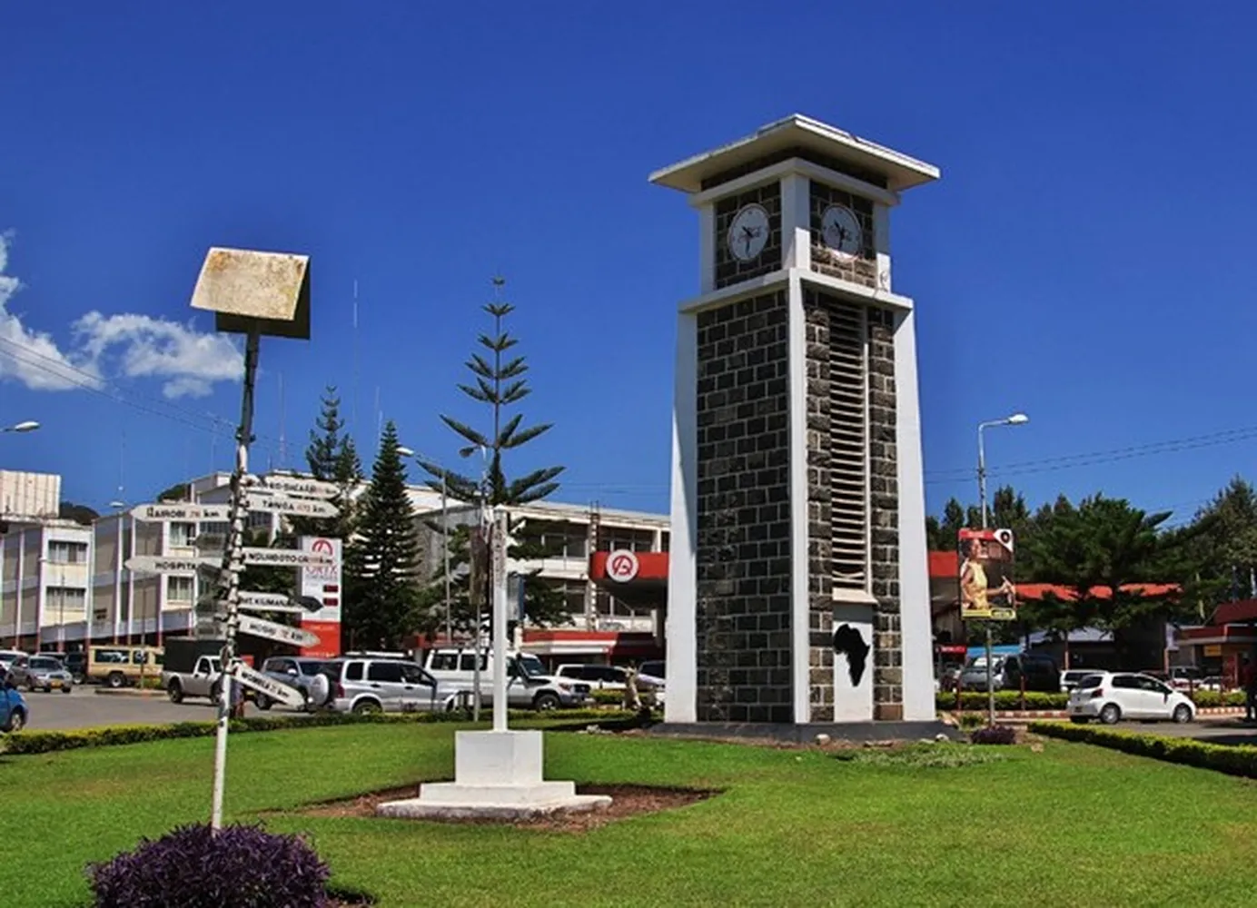 How to spend 48 hours in Arusha before starting a safari - View of Mount Meru and Arusha city