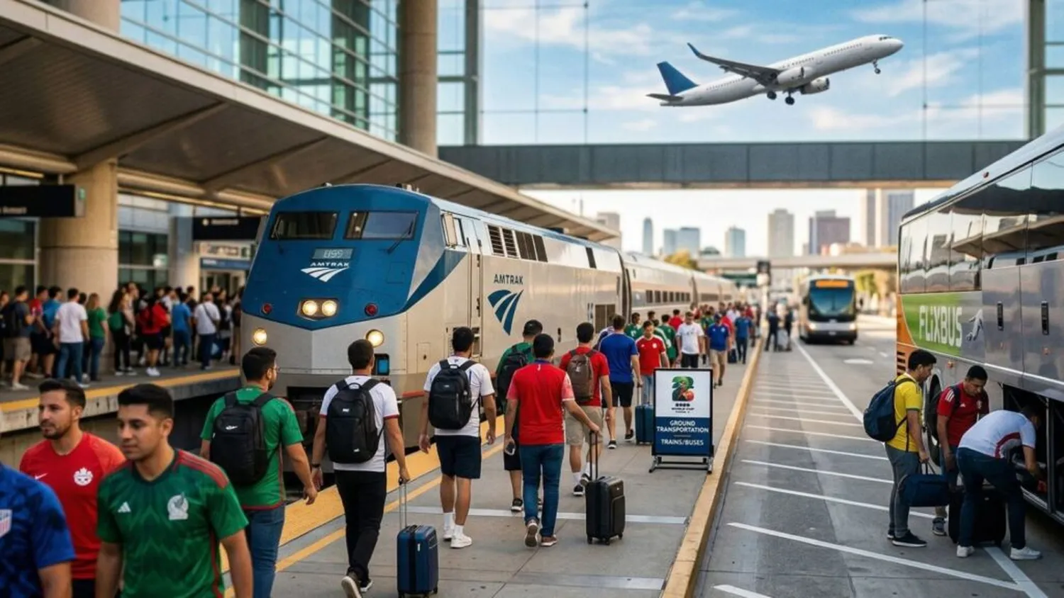 How to use public transport between world cup host cities - Intercity trains and transit networks